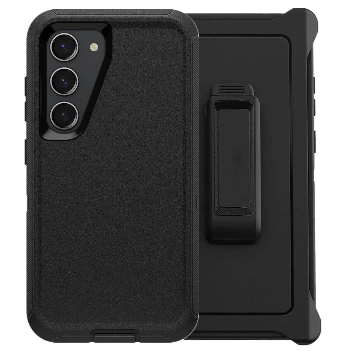 Rugged Defender Case for Samsung Galaxy A15 5G Shockproof Heavyduty Protection Case With Belt Clip