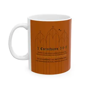 Mathematical Diagram Mug | Orange Ceramic Mug