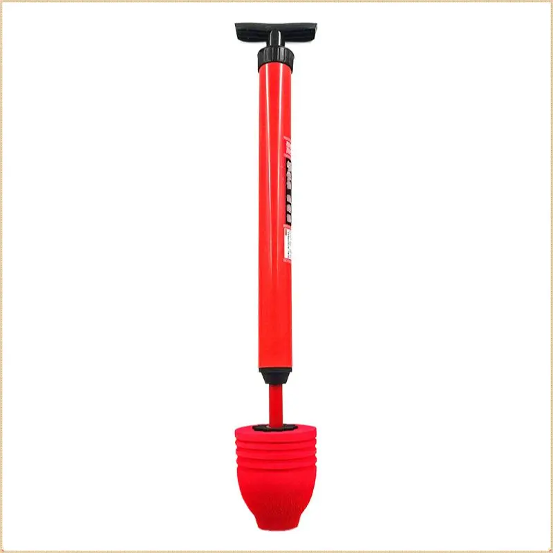 Stainless Steel Toilet Plunger – Toilet Unclogging Tool with Scratch-Resistant Flexible Rubber Head for Efficient Clog Removal in Kitchen and Bathroom Drains