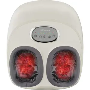"Deep Kneading Shiatsu Foot Massager with Heat - Improve Foot Blood Circulation in Size 12"