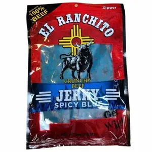 [Hot 2025!!!] Spicy Blue El Ranchito Crunchy Beef Jerky Net Wt. 2 oz