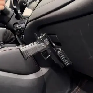 Gun Magnet Bracket Quick Draw Gun Magnetic Pistol Holster Hidden Car Applicable to multiple scenarios Adjustable