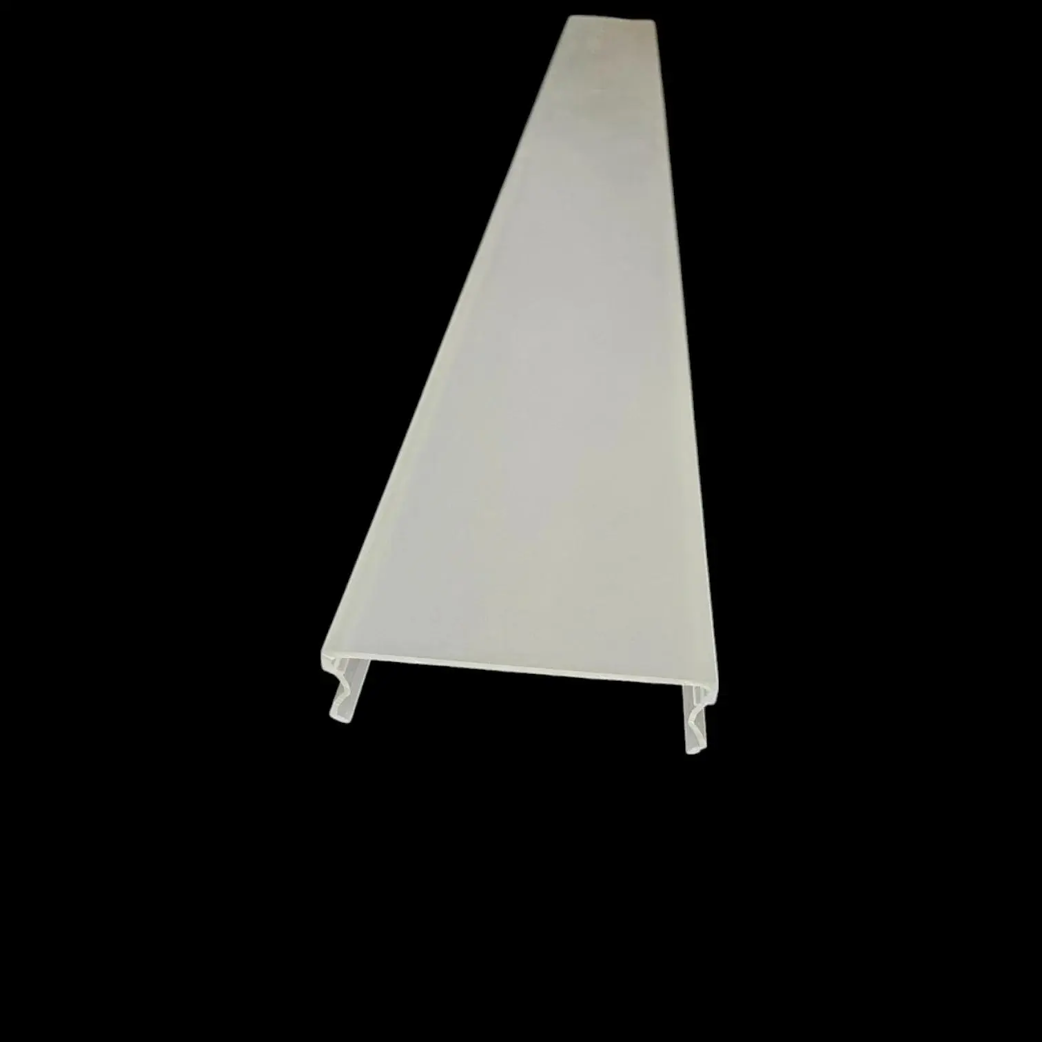 F-0879: LED Strip Light Diffuser | Length: 48" | Width: 3-15/16" | Height:15/16" | Frosted |Packs