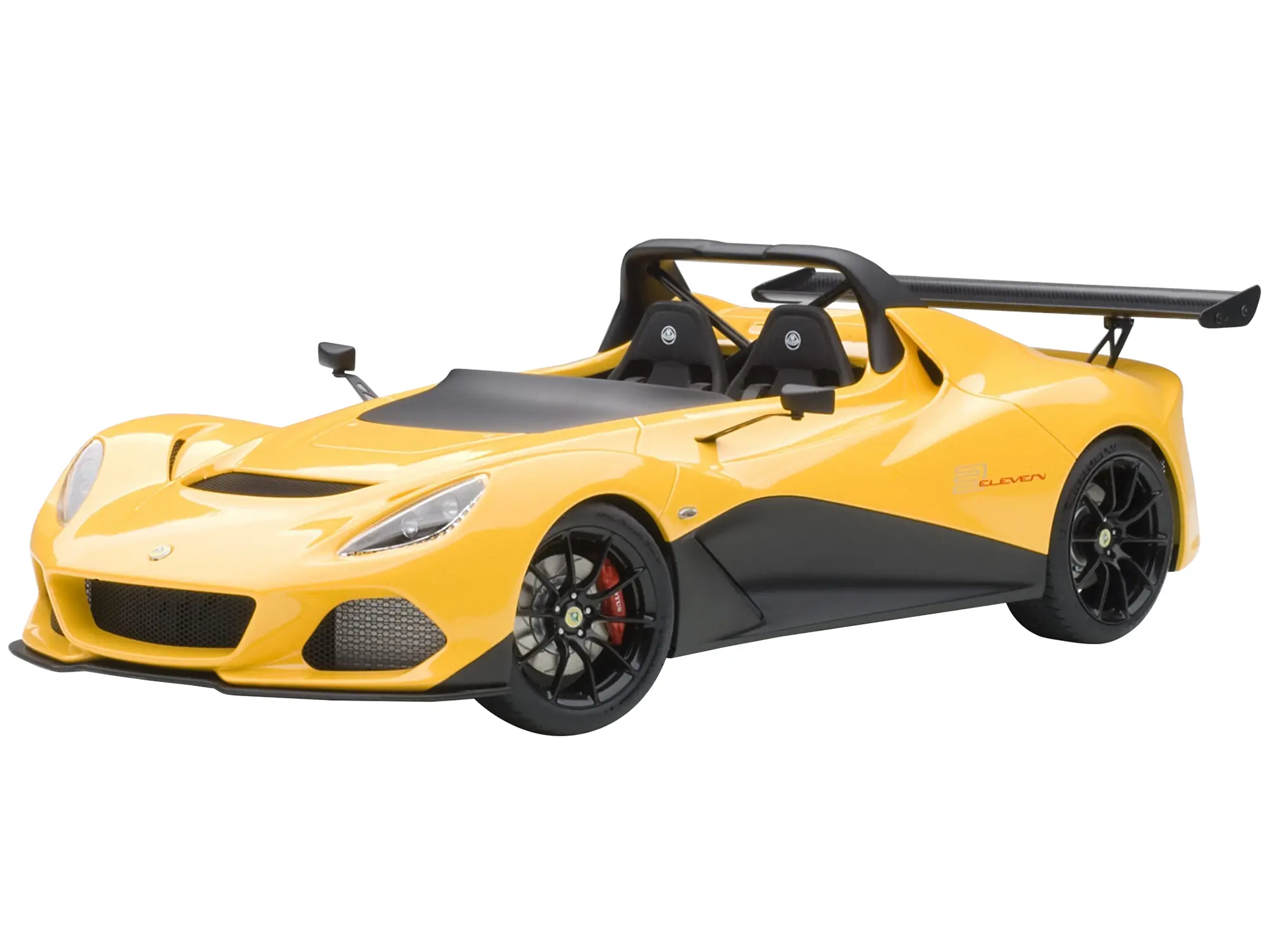 Lotus 3-Eleven Yellow 1/18 Model Car by Autoart