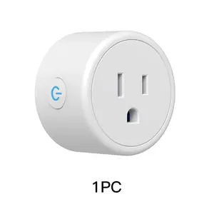 Mini US Wifi Smart Plug Surge Protector 110-230V Voice Control Timer Smart Socket Work with Alexa Google Home Tuya