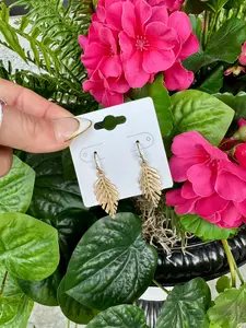 Gold Leaf Earrings