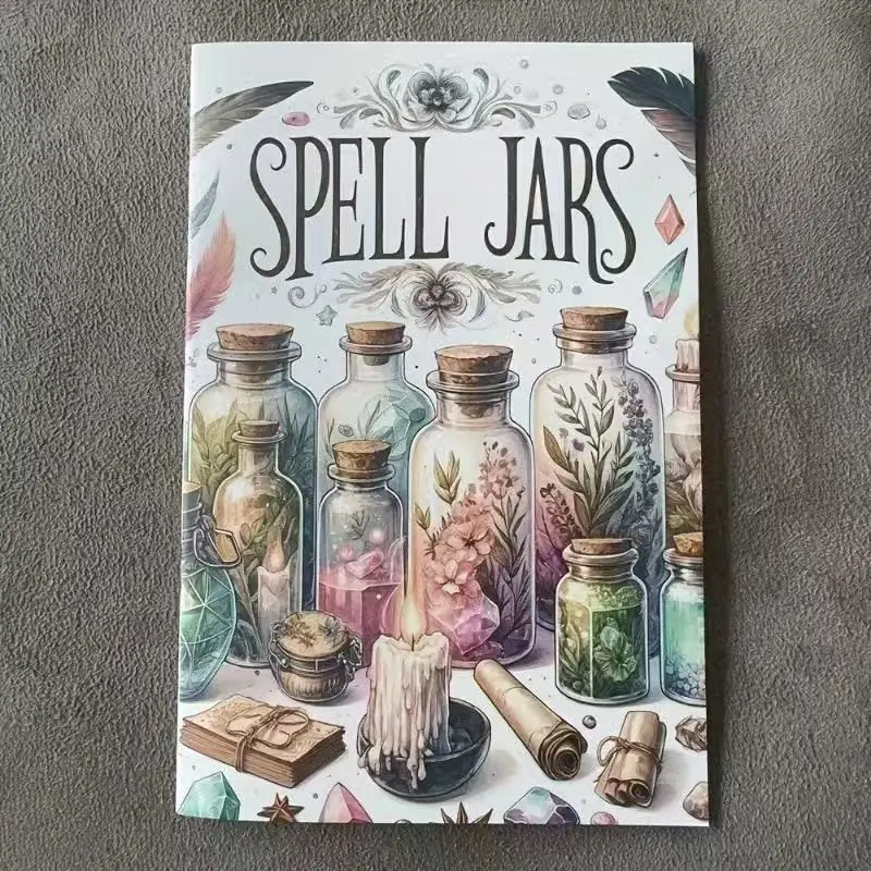 Spell Jars for Mystical Magical Rituals, Perfect for Wicca & Witchcraft Practices, Essential Tools for Spell Casting, Enhance Your Spiritual Journey