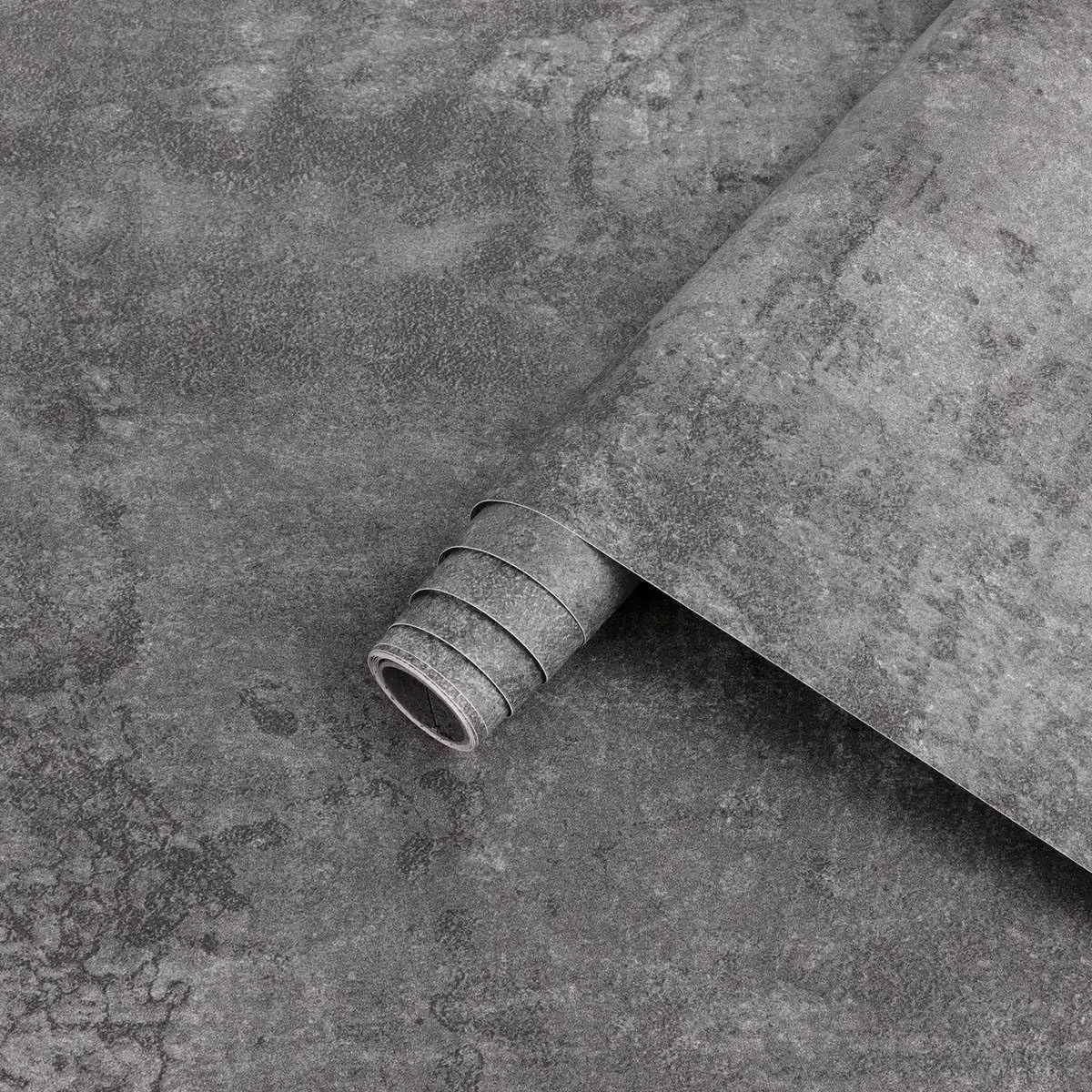 Arthome Concrete Gray Peel and Stick Wallpaper 16.5"x120"