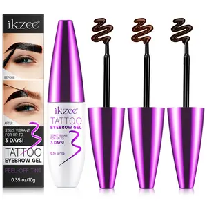 IKZEE Peel-Off Tinted Eyebrow Gel: Waterproof, sweatproof, smudge-proof, natural and long-lasting finish; perfect for holiday gifts.