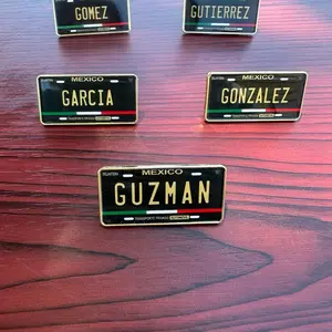 Last name hat pins