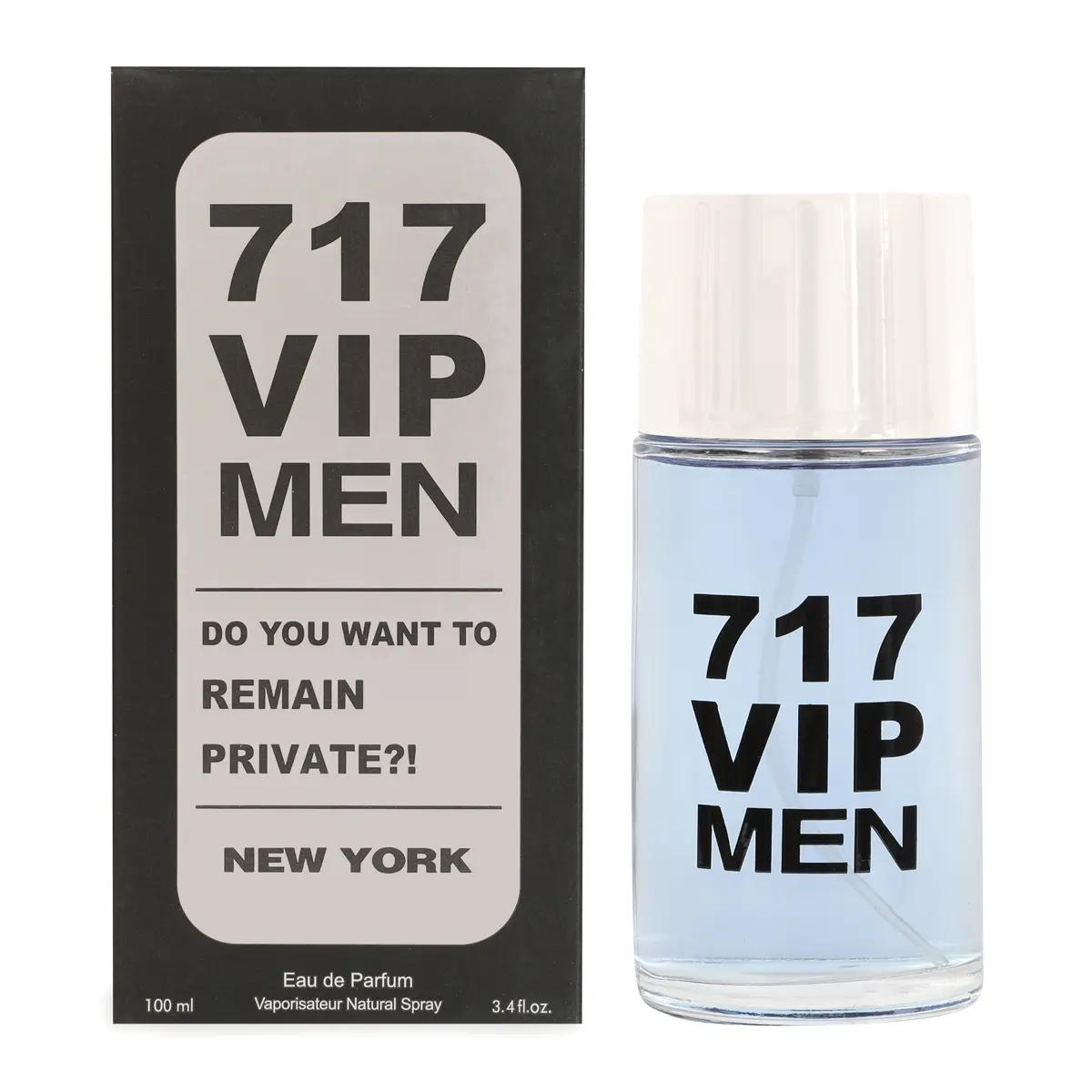 717 VIP for New York Men Spray Perfume Eau de Parfum for Men - 100ML/3.4FL.OZ.