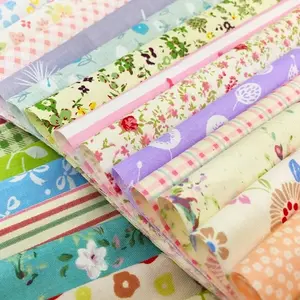 30pcs Quilting Squares Fabric ,100% Cotton Precut Quilt Sewing Floral Fabrics for Craft DIY (8 x 8 inches)