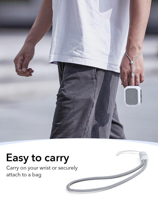 ESR for AirPods Pro 3 Case, Compatible with AirPods Pro 3rd Generation Case (2025), Compatible with MagSafe, Full Drop Protection Cover with Lanyard