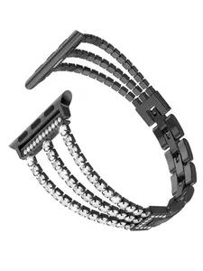 Women's Elegant Metal Jewelry Apple Watch Band, Sparkling Artificial Diamond, Fits Iwatch Series 1-11/ultra/se, All Seasons, Smart Watch Straps