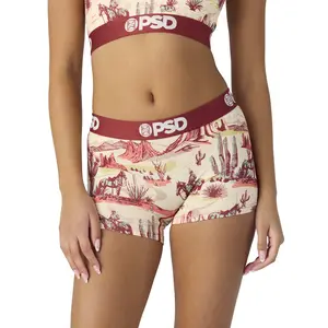 PSD Womens Ranch Life Boyshort Underwear - Comfortable, Breathable, Ultra-light Fabric Soft Lightweight Womenswear