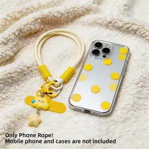 Cloud Star Pattern Wrist Strap, Short Phone Lanyard, Universal Anti-Lost Phone Chain, Cute Keychain Pendant, Fashion Daily Accessories
