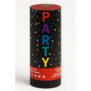 Multicolour Confetti Party Poppers - 3 Pack