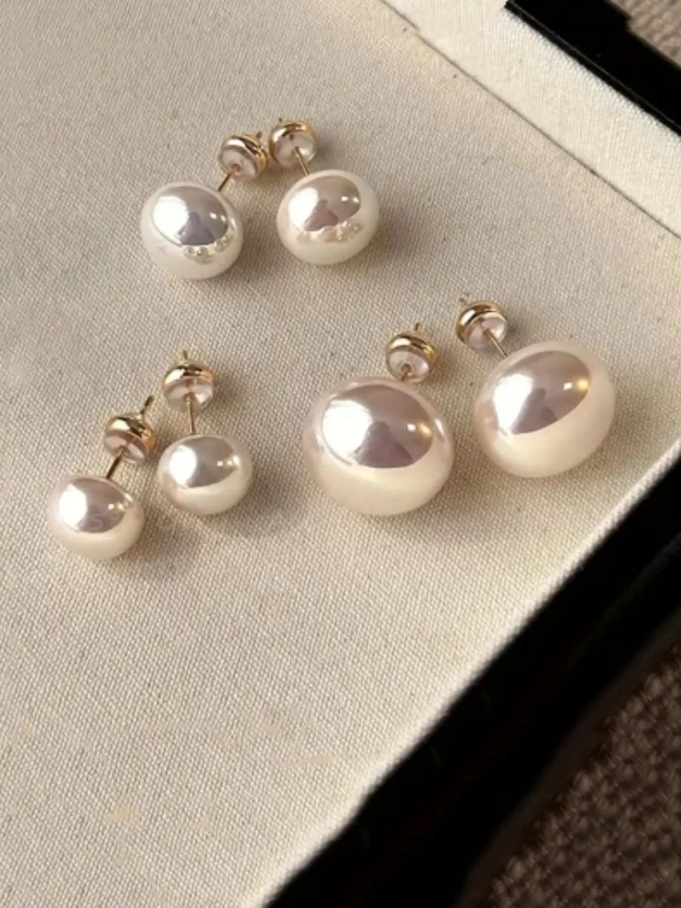 Set of 6 Imitation Pearl Stud Earrings for Women, Earrings Studs, Fashionable Earrings, High-Quality Dainty Fashion Jewelry for Daily Wear, Perfect Wedding Season Accessory Gift