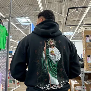 Saint Jude Black Hoodie