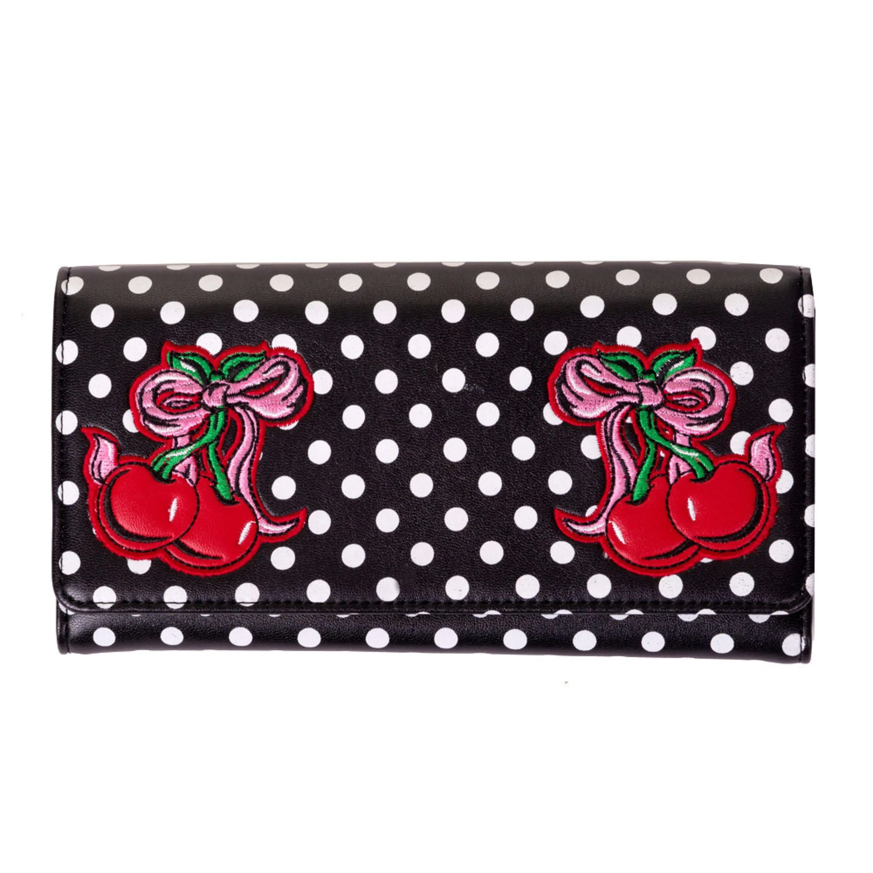Cherry Polka Dot Wallet