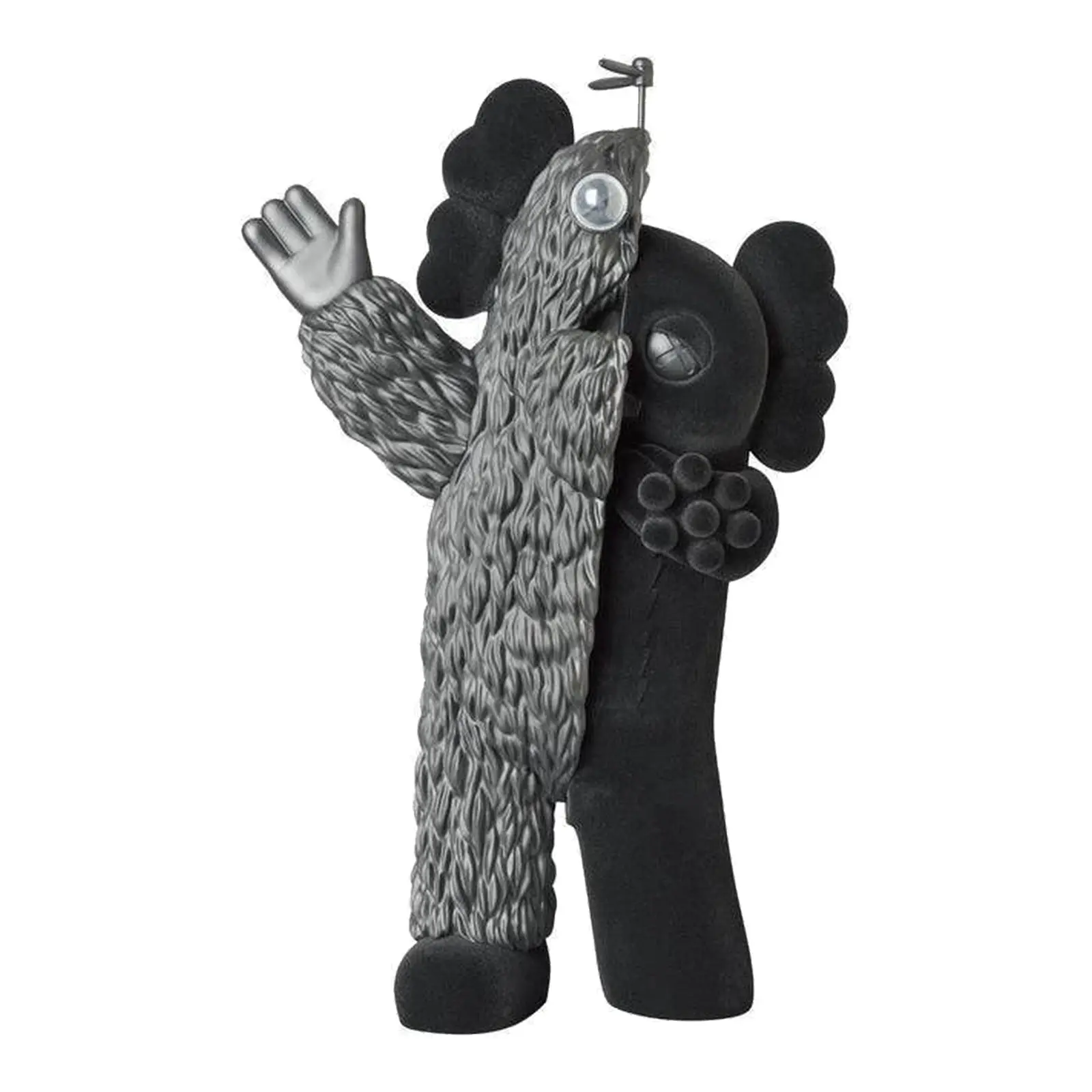 KAWS Kachamukku Black Vinyl Figure - Brand New & Original Art Toy, 100% Authenticity Guaranteed, New Collectible Display Item, No Warning Applicable