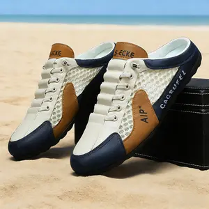 Summer Outdoor Casual Beach Shoes Lightweight Breathable Non-Slip All Season Slippers Comfortable Durable Ndoor and Outdoor Dual-use Shoes