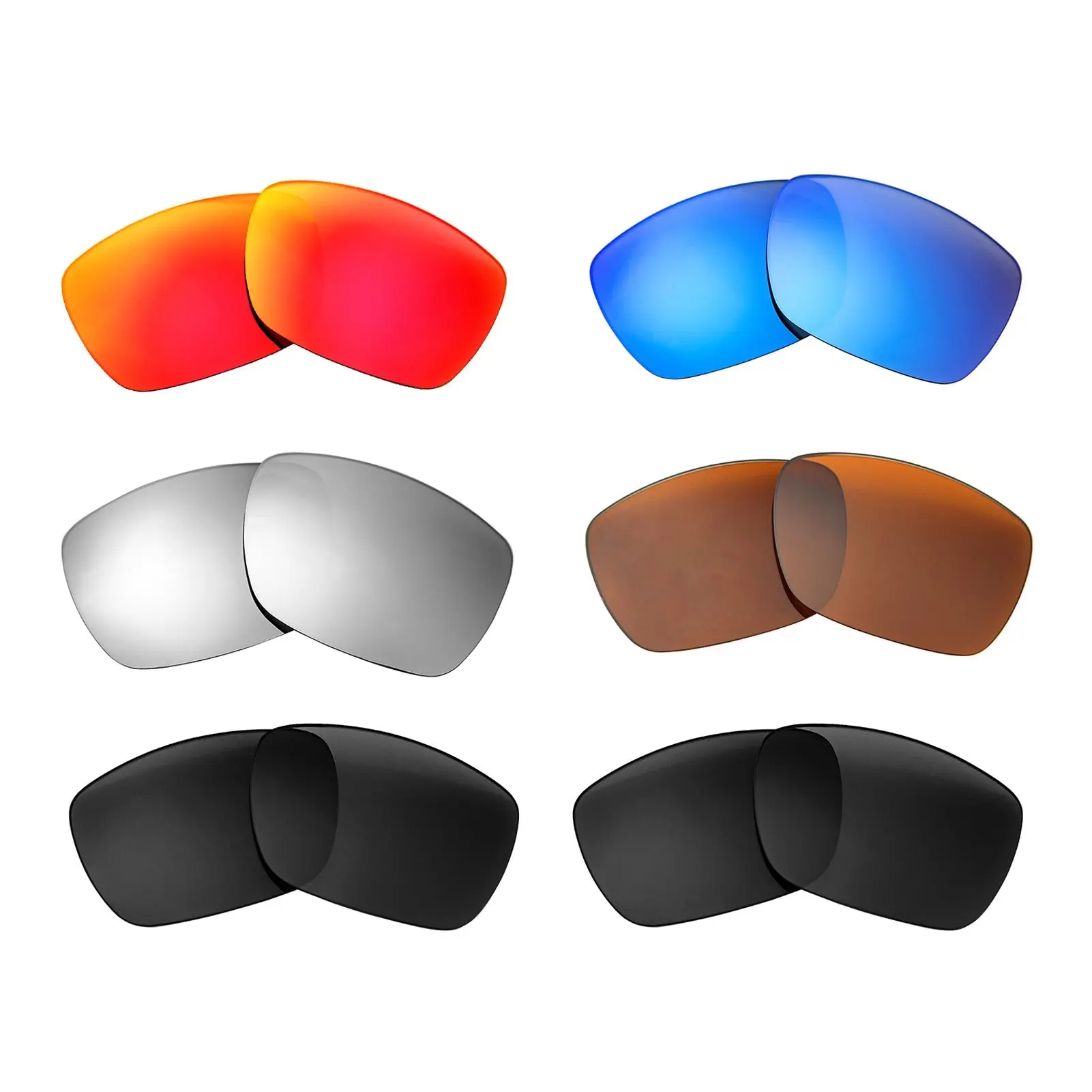 Walleva Replacement Lenses for Prada Conceptual SPR51O