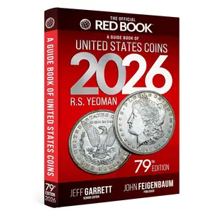 The 2026 Red Book: A Guide Book of United States Coins, 79th Edition – Grade-by-Grade U.S. Coin Retail Price Guide with Greysheet ID & Full-Color Images (Official Red Book) Paperback – April 8, 2025