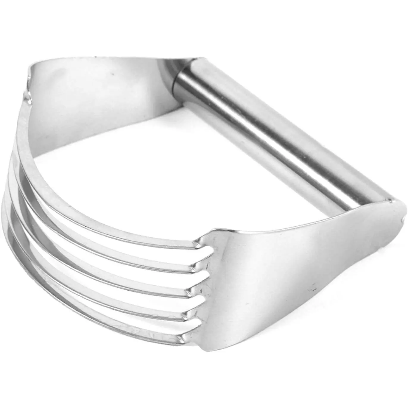 Dough Blender, Stainless Steel Top Professional Pastry Cutter for Baking Flaky Pie Crust Heavy Duty Pastry Blender and Dough Cutter with Blades