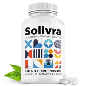 Solivra Myo-Inositol & D-Chiro Inositol Supplement – Ideal 40:1 Ratio | Hormonal Balance, Cycle Support & Fertility Wellness Supplement for Women - Hormone Balance & Ovarian Support | Dietary & Women’s Health Vitamin