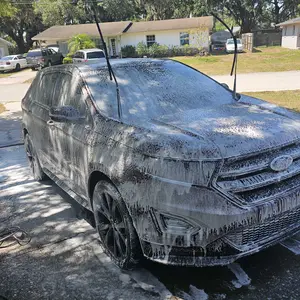 Product Review of Tool Daily Short Handheld with  Cannon FOR PRESSURE WASHER,  1/4 Inch Quick Connector, Water Spray Tool with 5 Nozzle Tips, 1 Liter snow foam lance, FathersDayGift from R**d M**r