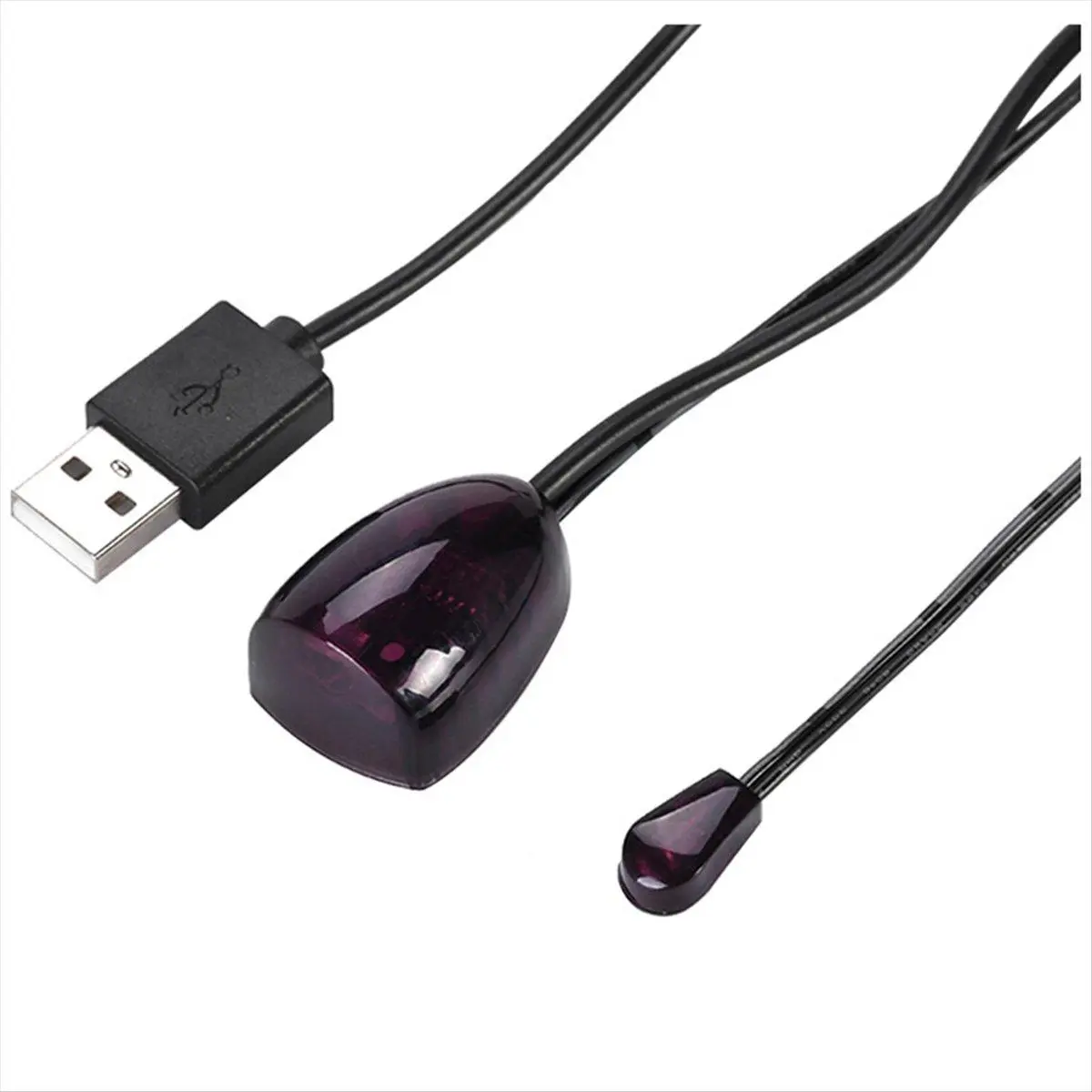 Infrared IR Remote Extender Repeater Receiver USB Adapter Transmitter Applies to Remote Control Devices 5m with Lights