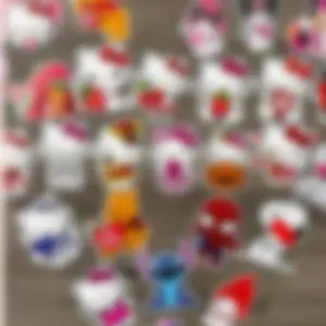 Vibrant Character Bouquet Toppers for Florist Decoration Fun Designs Creative Arrangements Ideal for Unique Bouquet Touch