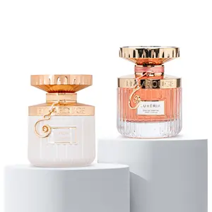 Embarouge Oud-Amber Opulence Set | 2-Pack Perfume Set | 2x100ml (6.8 Fl. Oz Total) | Luxeria & Lumiora | Fruity, Floral, Amber & Oud Fragrance | Long Lasting Eau De Parfum