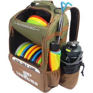 Disc Golf Bag, Durable Disc Golf Backpack Holds 22+ Discs, Large Capacity with Multiple Storage Pockets