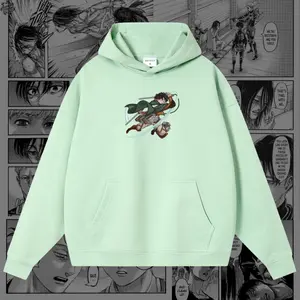 Levi Ackerman Embroidered Hoodie | Attack on Titan Inspired