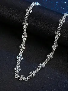 Cross Pendant Necklace –  Minimalist Chain, Unisex Versatile Jewelry for Daily Wear & Couple Gift