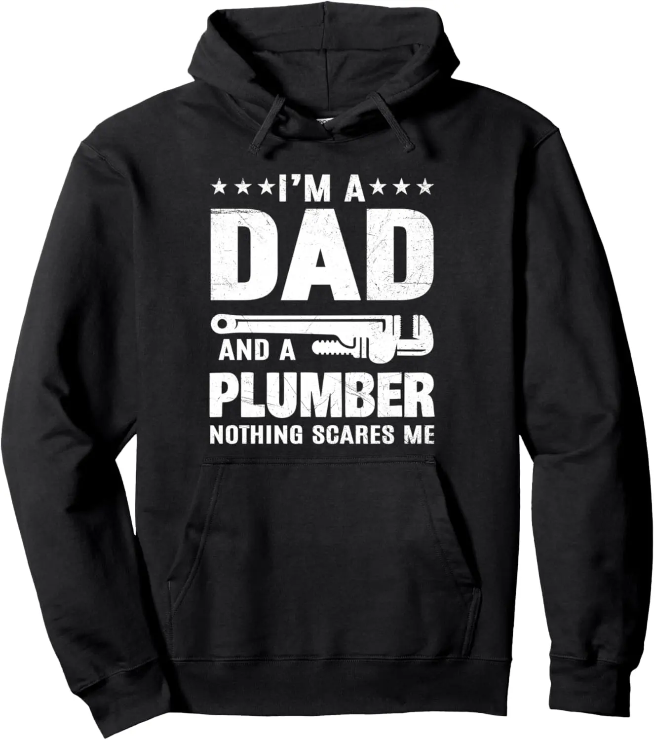 Dad Plumber Funny Plumbing Fathers Day Pullover Hoodie