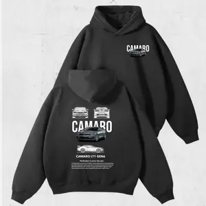 Camaro LT1 Gen6 Hoodie – Chevrolet Camaro Hoodie, Muscle Car Streetwear Pullover, Classic Chevy Racing Hoodie for Car Enthusiasts and Gearheads