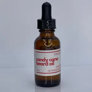 Candy Cane Beard Oil Reduce Dry Facial Hair