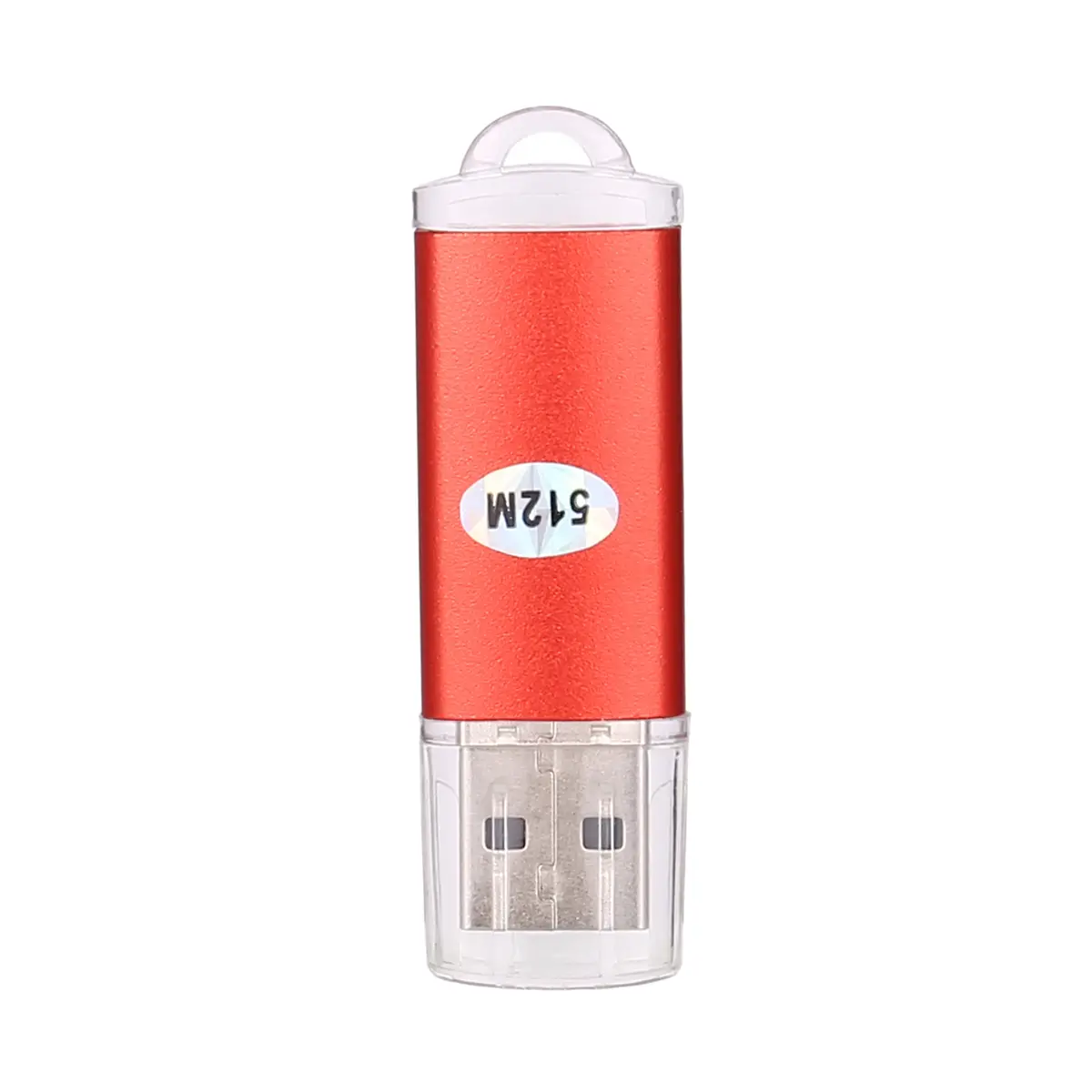 Portable USB 2.0 Flash Drive - 512MB USB External Memory, Red Thumb Drive for Sports & Outdoor Gym Bag Storage, Portable Flash Drive