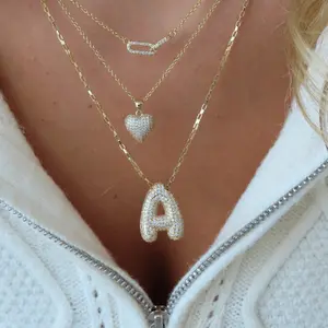EVRY JEWELS Gold or Silver Plated Women's Hypoallergenic Adore Me Necklace