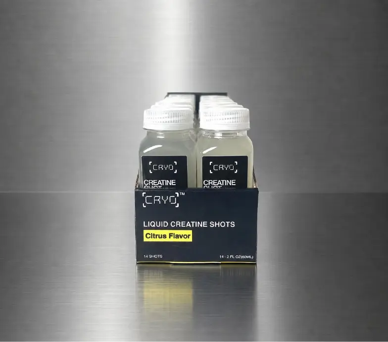 Cryo Liquid Creatine Shots - 14 pack - Citrus Flavor