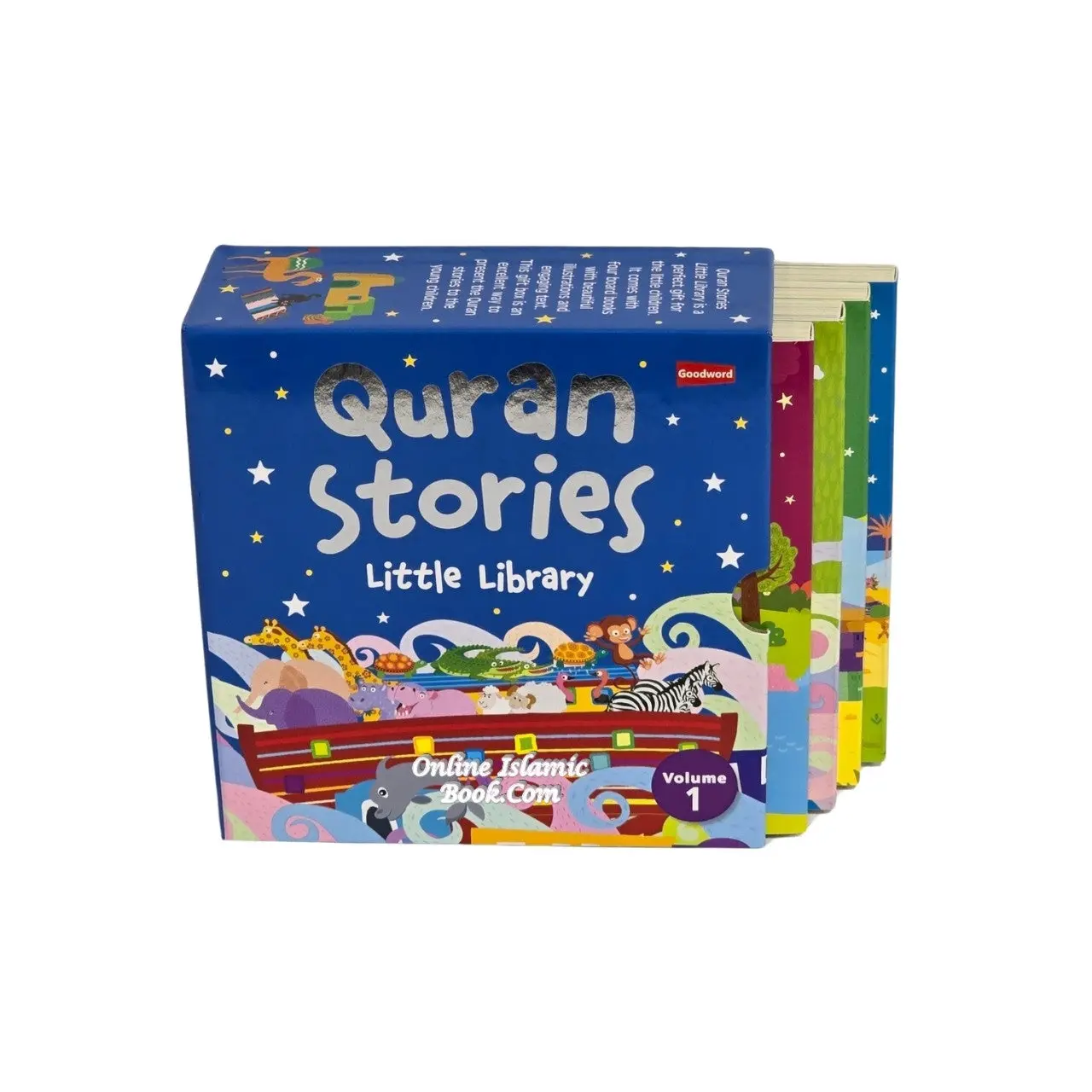 Quran Stories Art Children's Little Library Vol.1 - 4-Piece Board Books Set