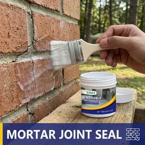 Transparent Waterproof Barrier, Fast-Drying UV-Resistant, High Flexibility Anti-Crack, Seals Outdoor Patios & Courtyards, External Foundation Maintenance