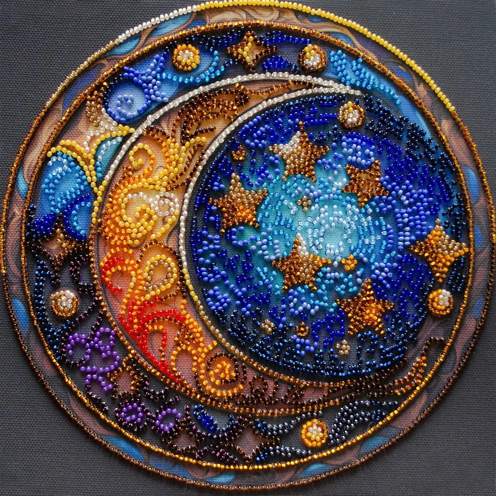 Magical Dreams Mid-Sized Bead Embroidery Kit by Abris Art AMB-108