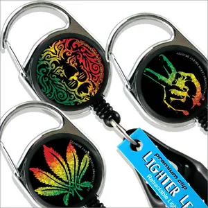 Premium Clip Lighter Leash® - Rasta Series