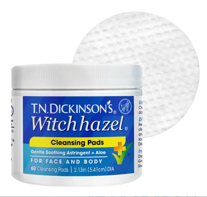 T.N. Dickinson's Witch Hazel Cleansing Pads, 60 Count
