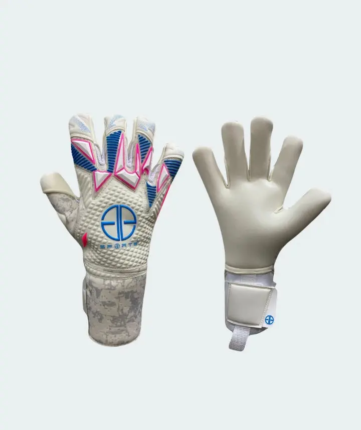 Glitch White Prime Goalkeeper Gloves