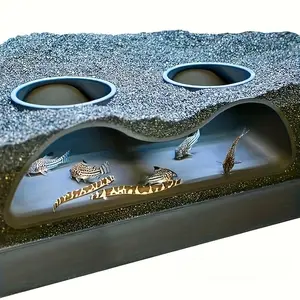 1pc Aquarium Hidden Tunnel - Fish Tank Landscape Decoration, Underwater Immersive Scenery for Freshwater and Saltwater Aquariums, Suitable for Small Fish, Aquarium Decoration